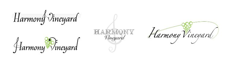 Alternative Harmony Vineyard logos